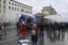 German Police use water cannon to disperse FC Magdeburg fans