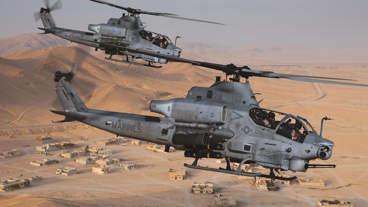 AH-1Z Attack Helicopters