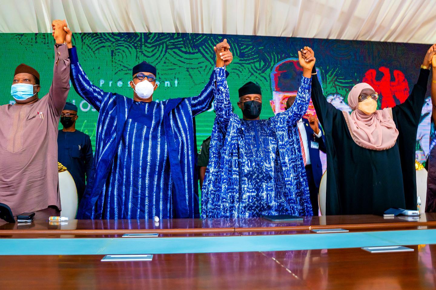 Dapo Abiodun and Osinbajo