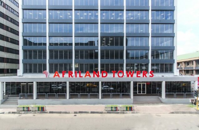 Afriland properties head office in Lagos
