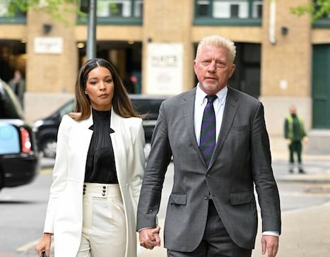 Boris Becker and his wife on way to court on Friday