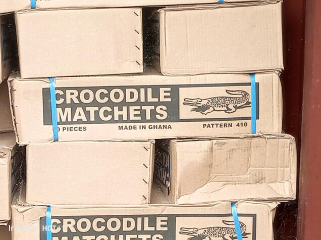 Container of Matchets