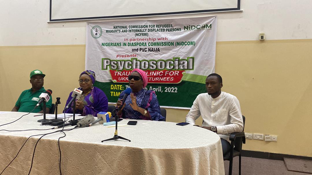 Chairman of Nigerians in Diaspora Commission (NiDCOM), Mrs Abike Dabiri-Erewa,condemns Polish Authority for detaining Nigerians and other African students who fled war-torn Ukraine due to their black skin.