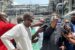 Executive Director, Strategy Capital Projects and Portfolio Development, Dangote Group, Mr. Devakumar Edwin, conducting the Minister of Information and Culture, Alhaji Lai Mohammed, round the Dangote Refinery complex in Ibeju-Lekki, Lagos, on Sunday.