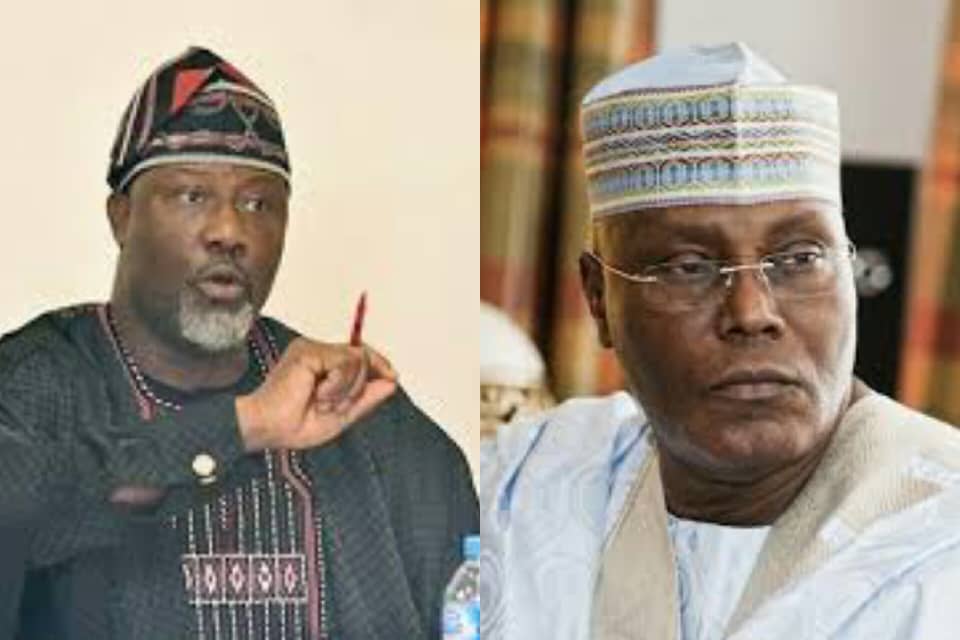 Dino Melaye and Atiku Abubakar