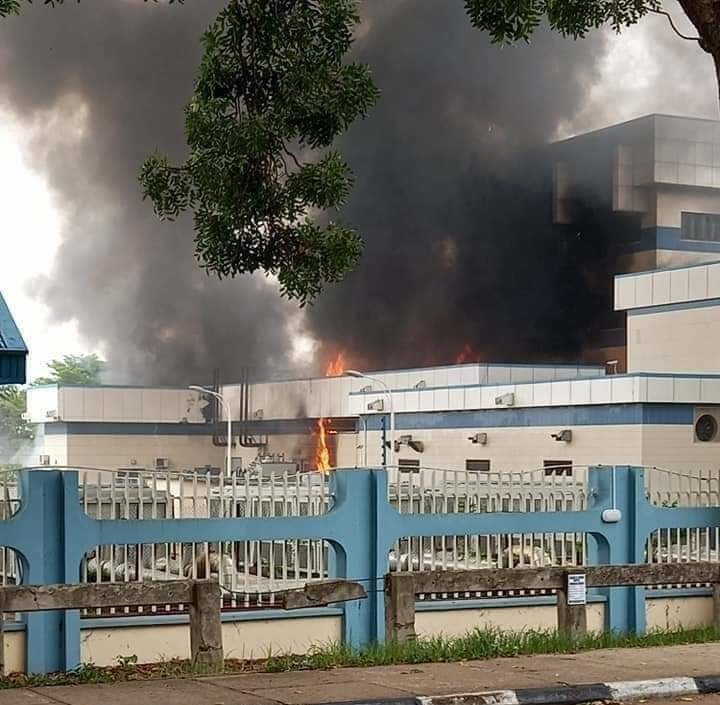 CBN office on fire in Benue
