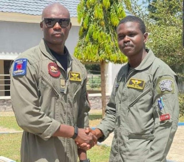 Flt.-Lt. Elijah Karatu and Flt. Lt Abubakar Muhammed Alkali