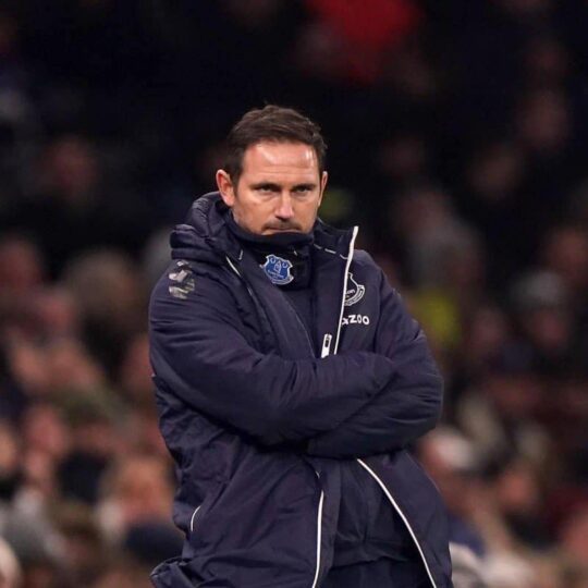 Everton’s Frank Lampard: worrying times ahead
