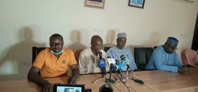 Alhaji Al’amin Isah, Katsina Acting Director-General, Media speaking at  press conference called to deny reports that Akwa Ibom is evacuating its indegenes from the state