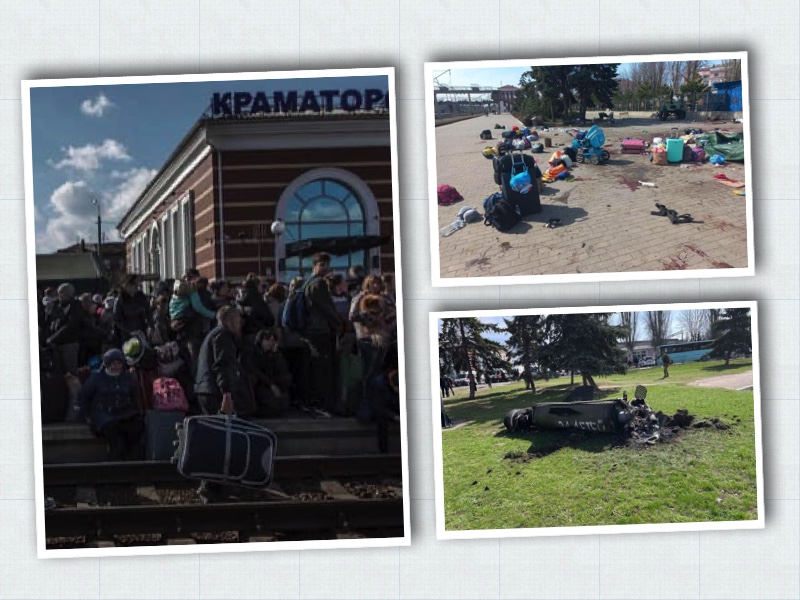 Kramatorsk station and the aftermath of missile strike