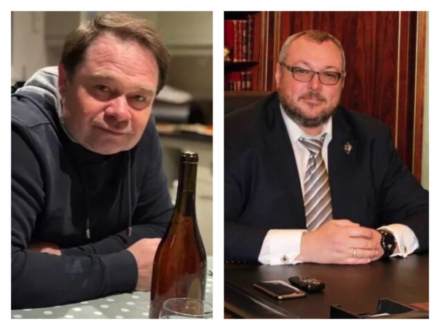 L-R Russian oligarchs Sergey Protosenya and Vladislav Avayev