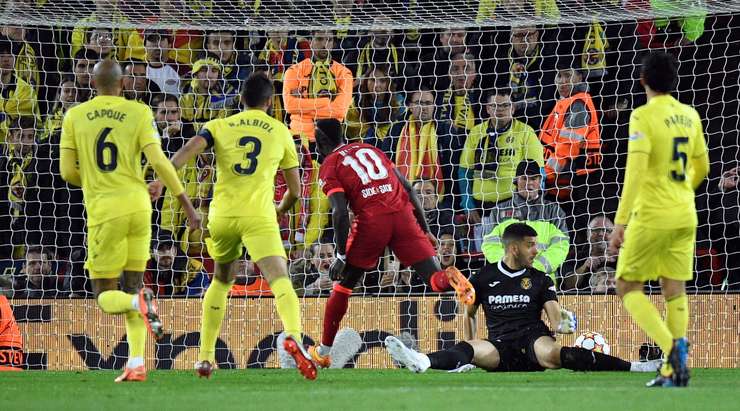 Mane scored for Liverpool