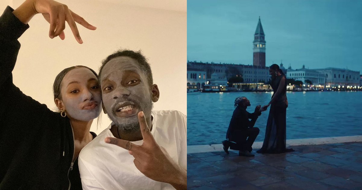 Femi Otedola Reacts To Mr Eazi, Temi’s Engagement
