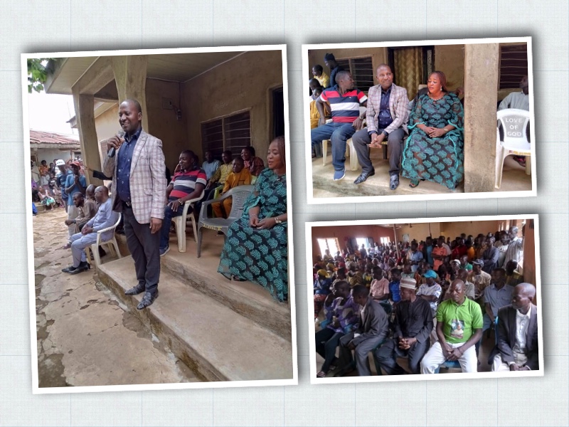 Musa Agah Avia during his tour of Rigwe Kingdom