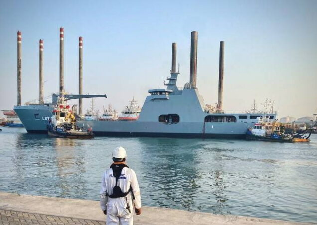 NNS Kada sets sail from UAE to Nigeria