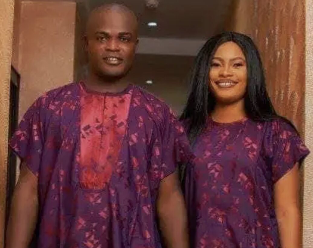 Nnaemeka Chukwu and bride to be Favour Chioma
