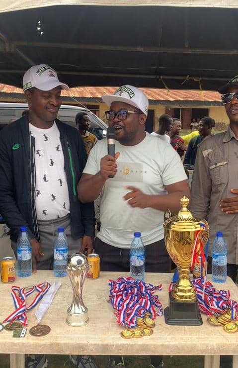 Ajadi Attends Ibafo Football Competition, promises the youths athletic empowerment