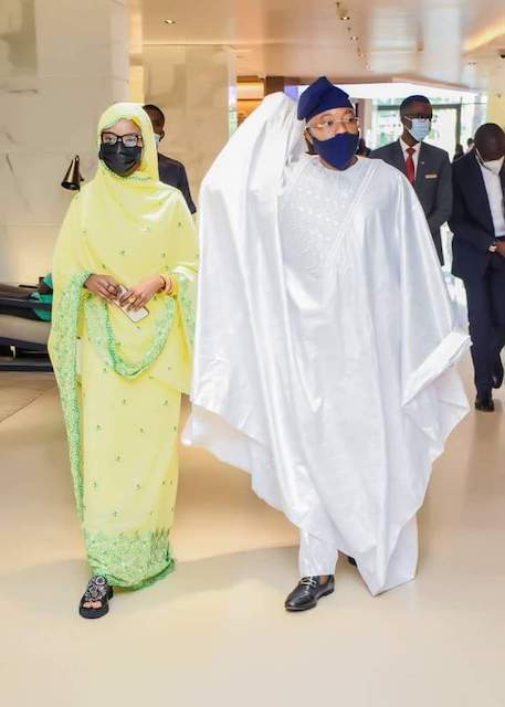 Oluwo Oba Abdulrasheed Adewale Akanbi and Queen Firdauz 