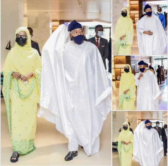 Oluwo Oba Abdulrasheed Adewale Akanbi and Queen Firdauz