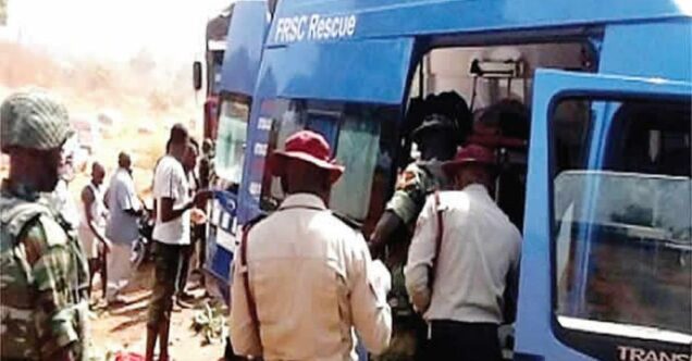 Rescue officials of the FRSC