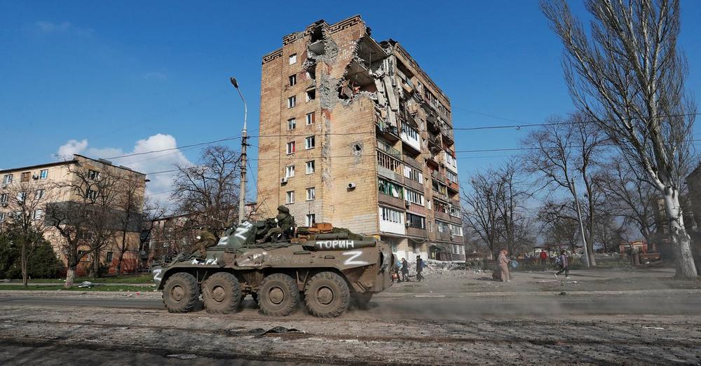 Russian forces in Mariupol