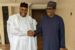 Senator Babba Kaita with ex-Governor Shema, Katsina PDP leader