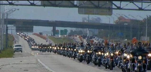 The bikers expected in Ottawa Saturday