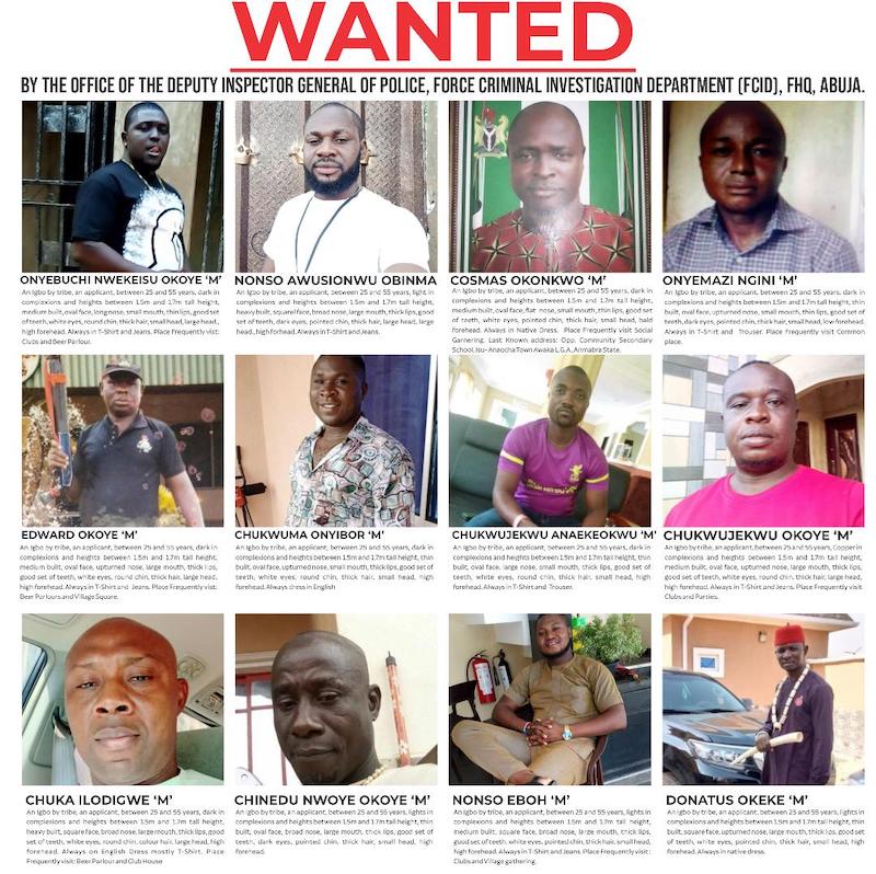 The Police wanted list