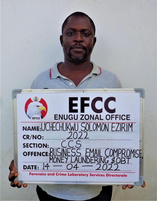 Mug shot of Uchechukwu Solomon Ezirim 2