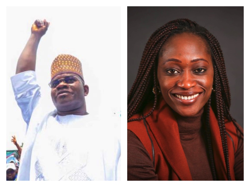 Yahaya Bello and Hafsat Abiola