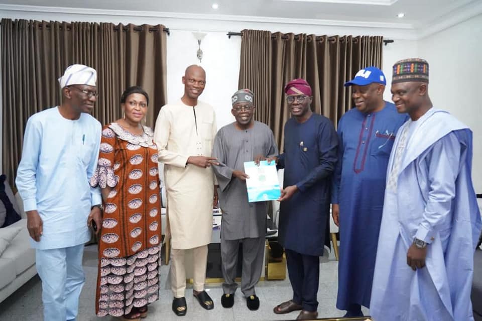 Tinubu with others
