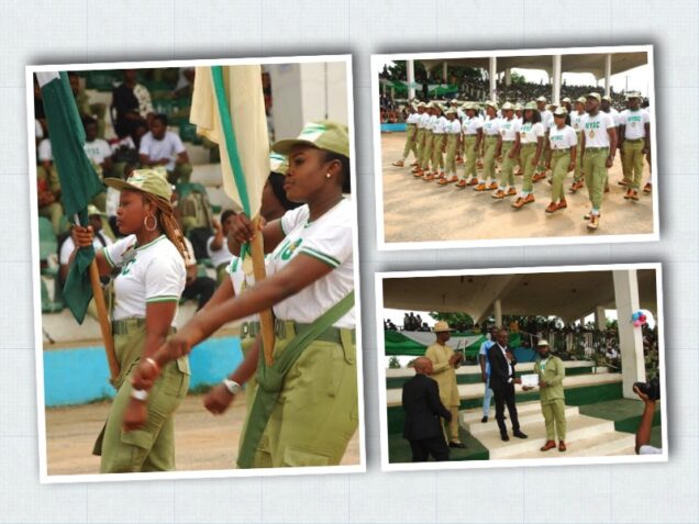 scenes from Ondo NYSC passing out ceremony