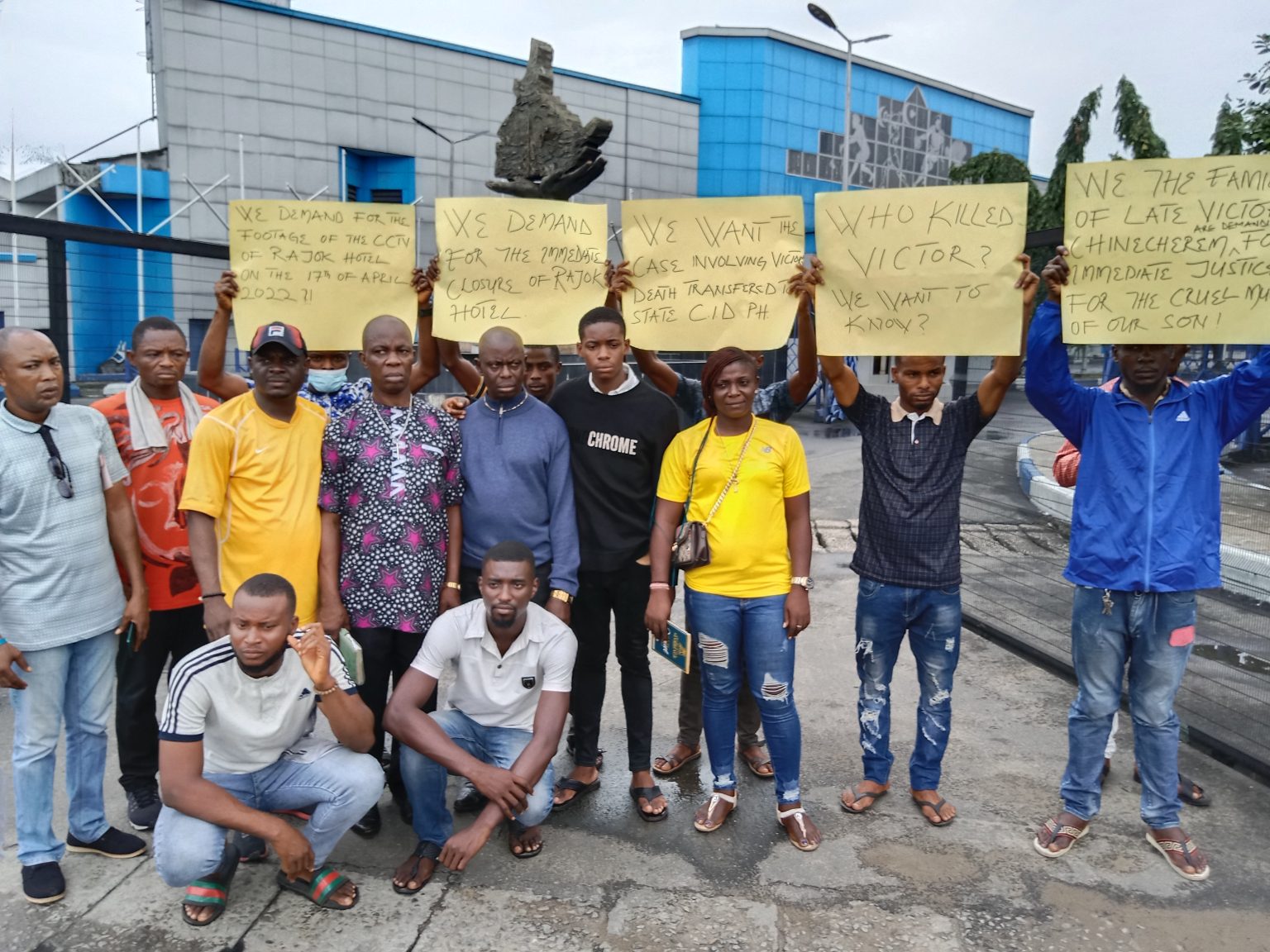 Members of the Physically Challenged Community in Rivers have called for justice in the alleged murder of their colleagues’ son, Victor Eguzouwa.