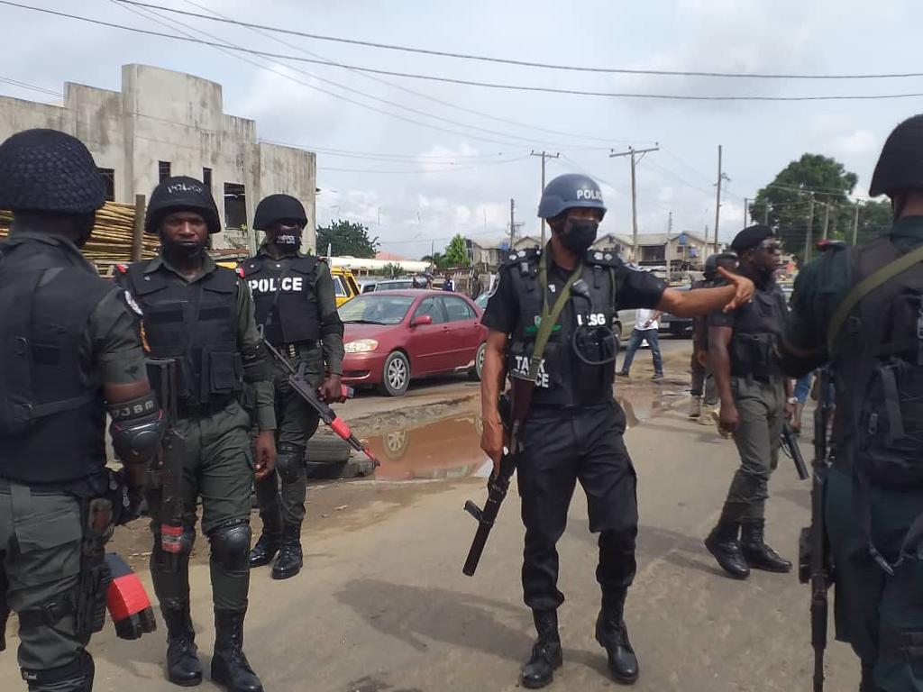 Taskforce officials on duty