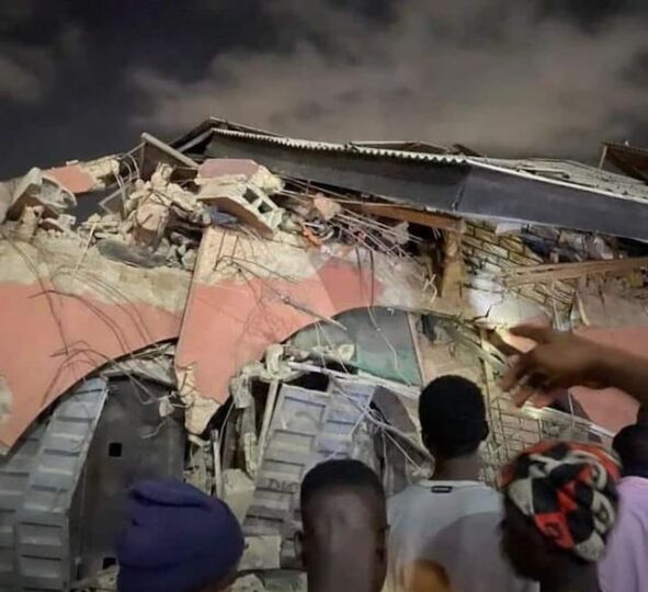 3 storey-building collapses in Ebute Meta 2