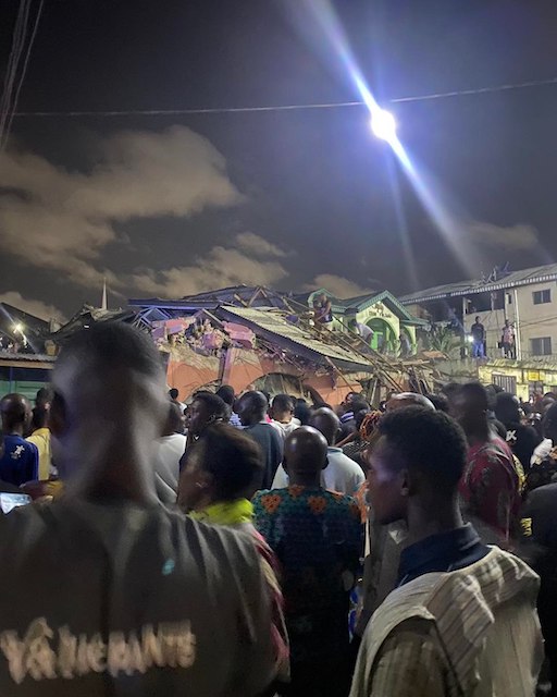 3 storey building in Ebute Meta turns to rubble