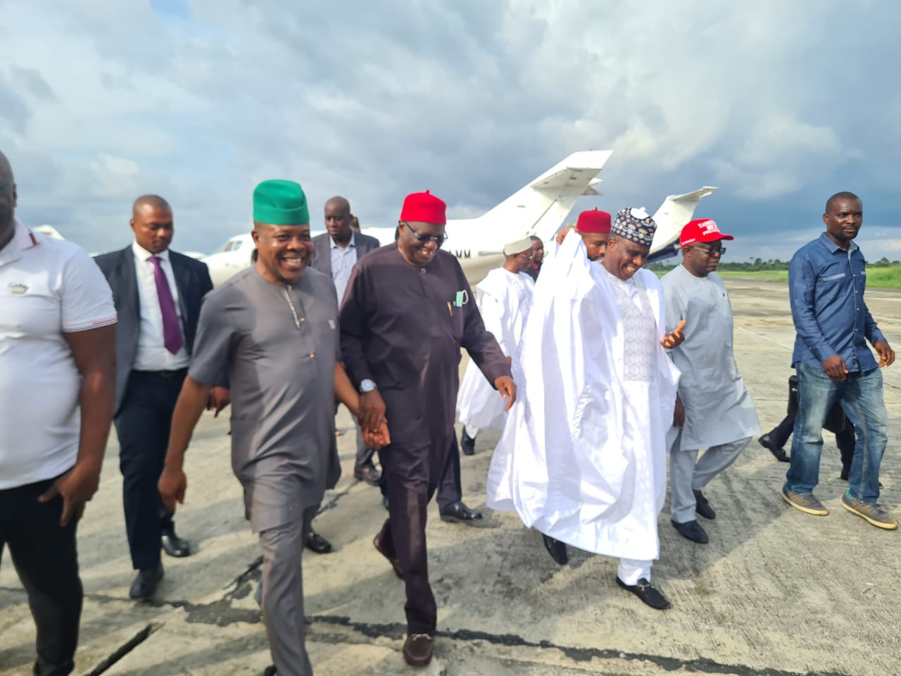 Presidential aspirant, Governor Aminu Tambuwal in Imo
