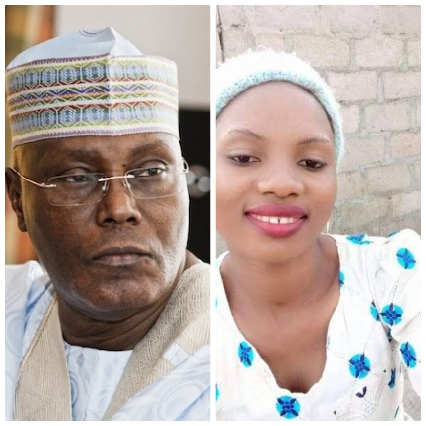Atiku Abubakar and Deborah Samuel