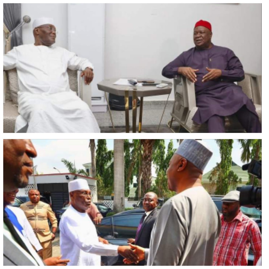 Let us work together: Atiku tells Saraki, Anyim
