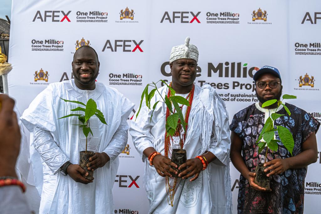 His Imperial Majesty (H.I.M), Ooni Adeyeye Enitan Ogunwusi, at the flag off ceremony in Osun State