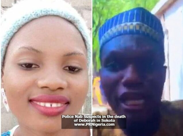 Deborah Samuel and one of the suspects and student of Shehu Shagari College of Education Sokoto who allegedly murdered her