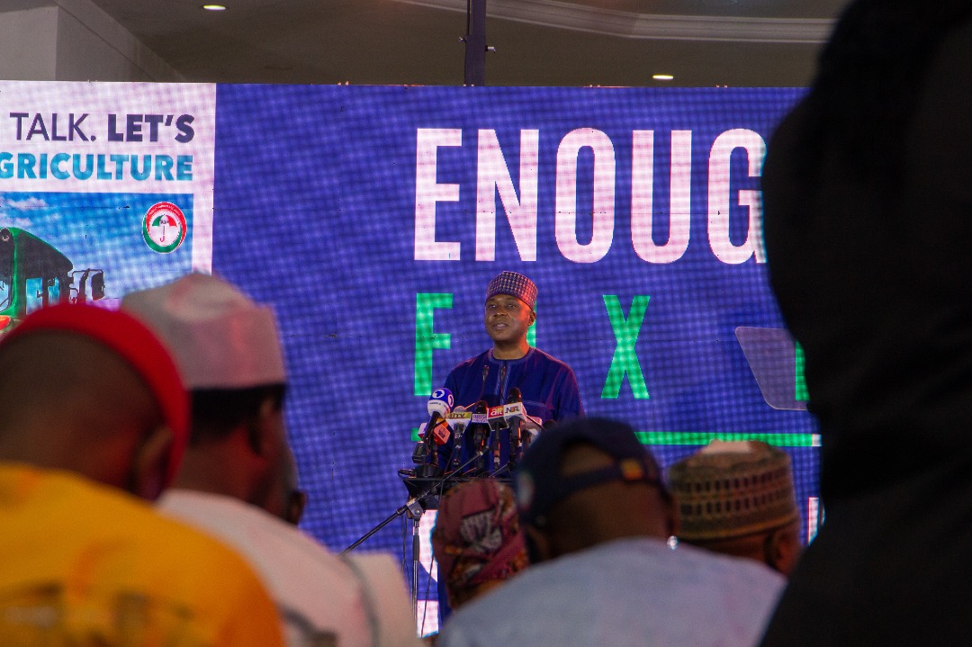 Saraki speaking when he formerly declared for 2023 presidency on Thursday