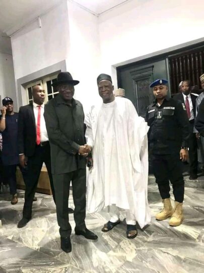Jonathan visits APC chairman Adamu