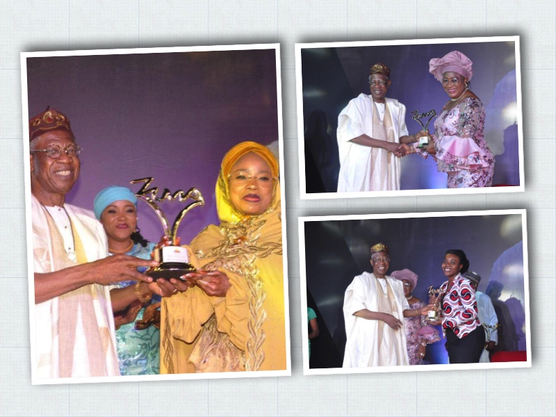 Lai Mohammed gives awards at the Zuma Festival