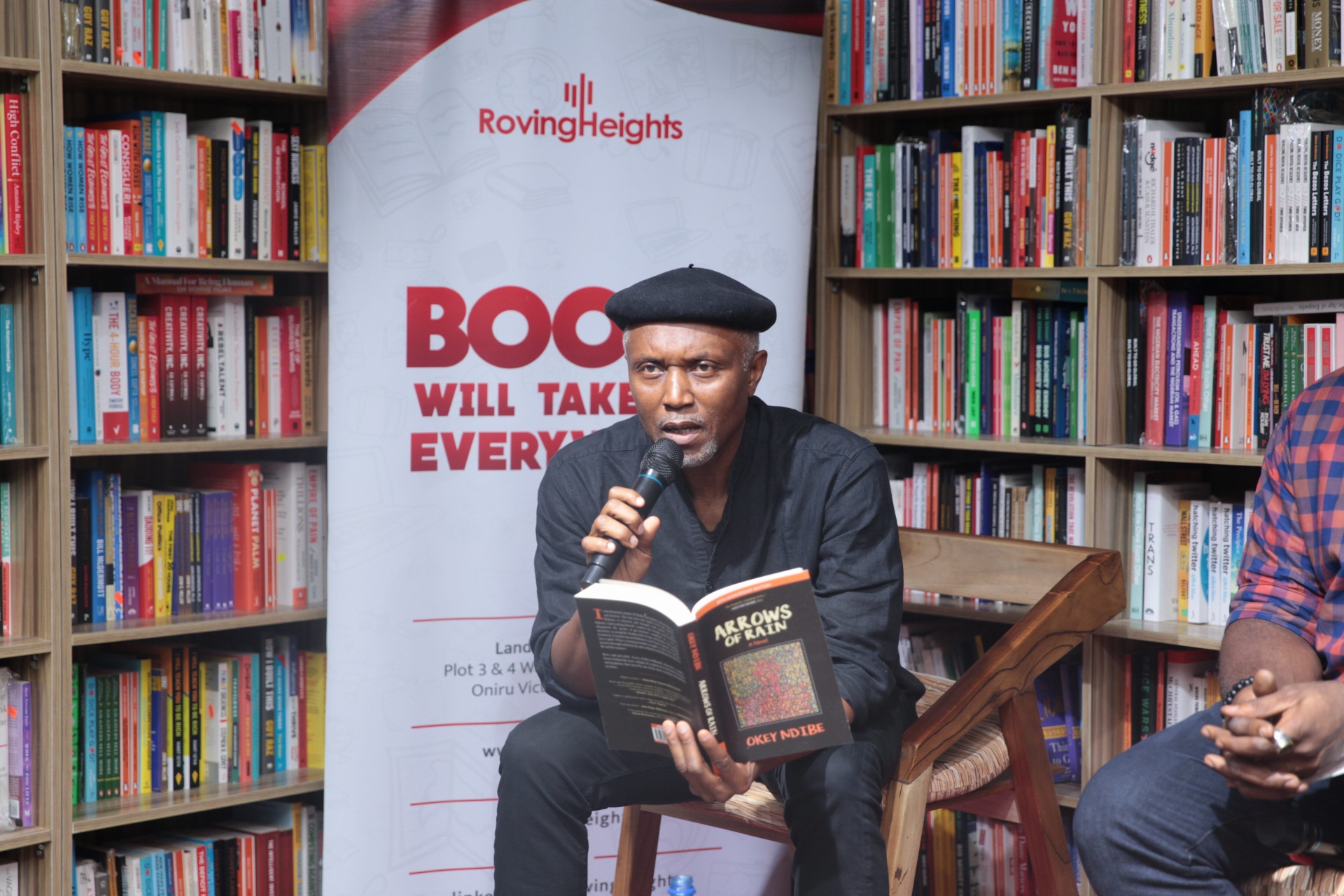 Okey Ndibe reading an excerpt from Arrows of Rain