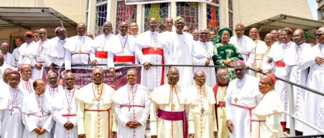 Sanwo-Olu with the Bishops
