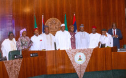 PRESIDENT BUHARI MEETS OUT MINISTERS 3