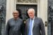 Obi with Lord Marland of Odstock at Downing Street