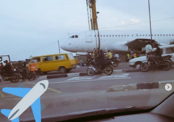 Plane crash-lands in Lagos