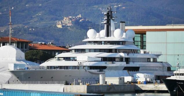 Putin’s luxury yacht Scheherazade